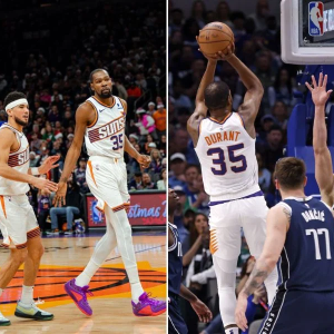 In the Mavs-Suns game, Kevin Durant created NBA history