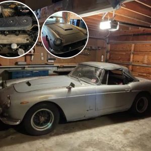 The Uniqueness Of A Rare Ferrari Abandoned In A Garage And Believed To Be The Last Unrepaired One For Sale At A Dizzying Price