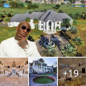 Stunning look inside a mega mansion once owned by rapper Birdman after the star abandoned it during Hurricane Katrina