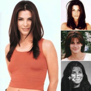 “Young Sandra Bullock captured in photographs throughout the years.”