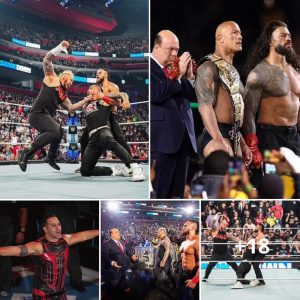 Wrestling star makes shock WWE debut as he joins The Bloodline… but seemingly goes AGAINST The Rock and Roman Reigns