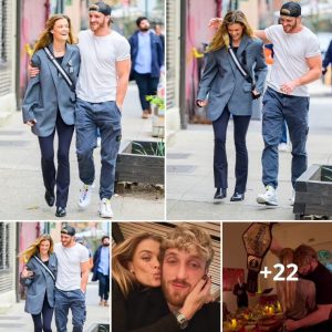 Logan Paul and fiancée Nina Agdal look very much in love in NYC…after he said he likes women who are ‘sexually deviant’