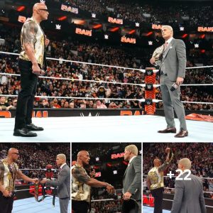 The Rock made his presence felt during RAW after WrestleMania as he interrupted new Undisputed WWE champion, Cody Rhodes, at the top of the show.