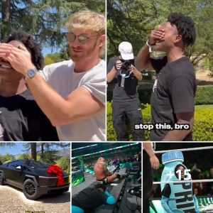 Logan Paul surprises IShowSpeed with incredible £76k gift after the YouTube star helped him retain his WWE US title by getting RKO’d by Randy Orton at Wrestlemania 40