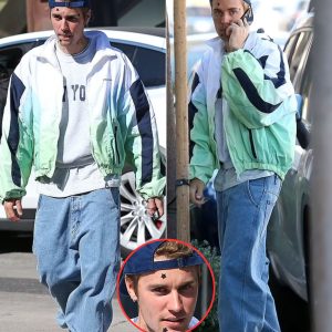 Justin Bieber has three new stars on his face as he meets up with pal
